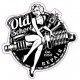 STICKER 3D GM PIN-UP OLD SCHOOL BOUGIE