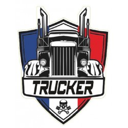 STICKER 3D GM TRUCKER FRANCE