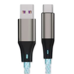 CORDON LUMINEUX CHARGE + DATA USB/TYPE C