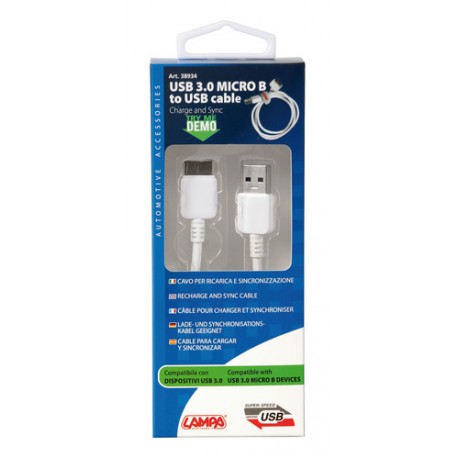 CABLE USB VERS USB 3.0 MICRO
