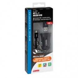 KIT RECHARGE AC + CABLE MICRO USB
