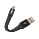 PORTE CLES AVEC CABLE USB  MICRO USB  10CM