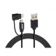 CABLE POUR IPHONE 5/6 MICRO USB +LIGHTNING MFI