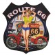 STICKER 3D PM ROUTE 66 MOTO & PIN-UP