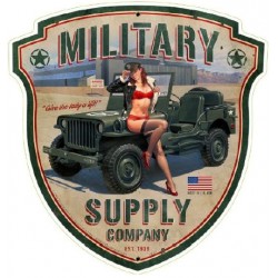 STICKER 3D GM PIN-UP MILITARY