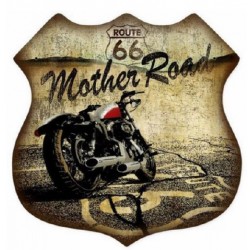 STICKER 3D GM ROUTE 66 MOTO MOTHER ROAD