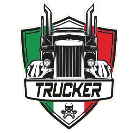 STICKER 3D GM TRUCKER ITALIE