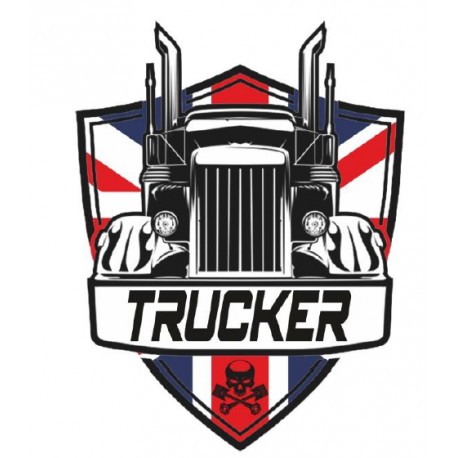 STICKER 3D GM TRUCKER GRANDE BRETAGNE