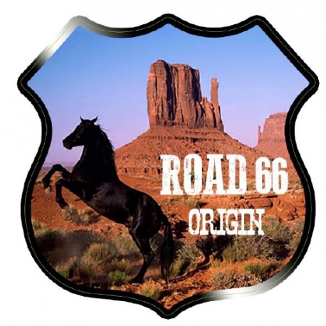 STICKER 3D GM ROAD 66 ORIGIN CHEVAL