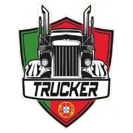 STICKER 3D PM TRUCKER PORTUGAL