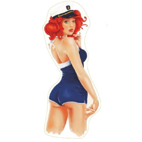 STICKER 3D PM PIN-UP MARIN