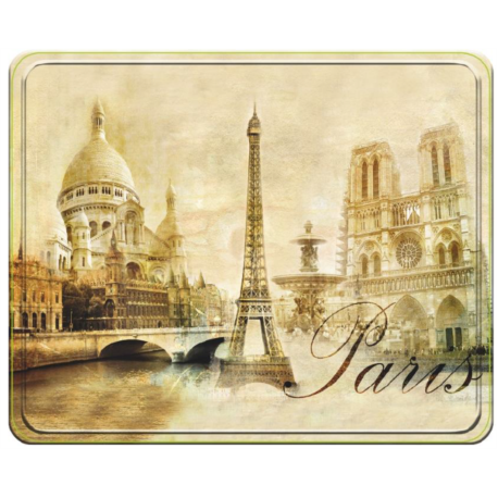 PLAQUE VINTAGE GM PARIS 16X13CM