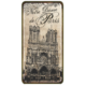 PLAQUE VINTAGE GM NOTRE DAME DE PARIS 10X20CM