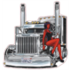 STICKER 3D GM CAMION PIN-UP DIABLE