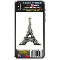 STICK PHONE 3D TOUR EIFFEL NOIR ET BLANC