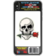 STICK PHONE 3D TETE DE MORT + ROSE