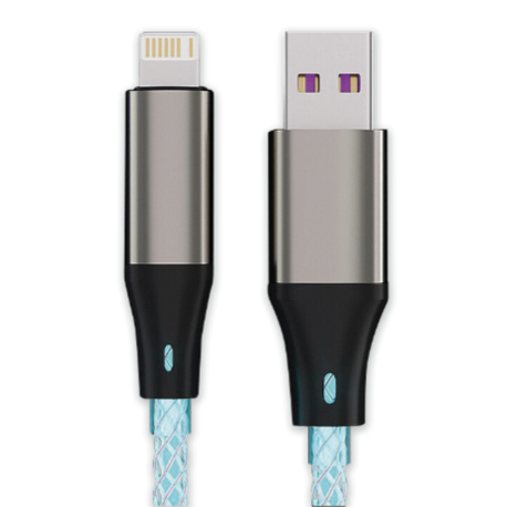 CORDON LUMINEUX CHARGE + DATA USB/IPHONE