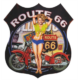 STICKER 3D GM ROUTE 66 MOTO & PIN-UP