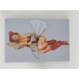 PA8 PLAQUE PUB 20x30cm PIN'UP POMPIER