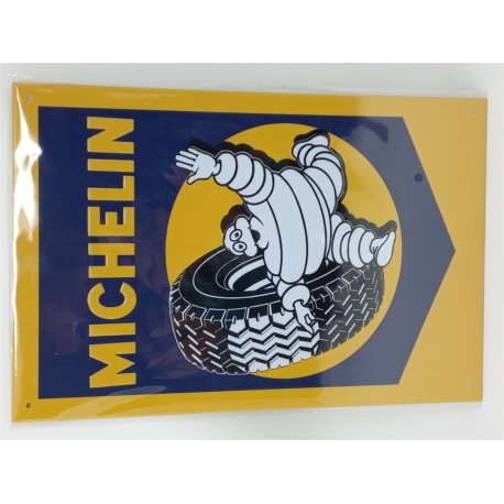 PB213 PLAQUE PUB 20x30cm MICHELIN PNEU-AGE D'OR DE L'AUTOMOBILE