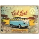 ENSEIGNE METAL 30x40 VW BULLI LETS GET LOST