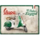 ENSEIGNE METAL 30x40 VESPA ITALIAN LEGEND