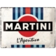 ENSEIGNE METAL 30x40 MARTINI LAPERITIVO RACING STRIPES