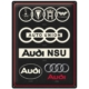 ENSEIGNE METAL 30x40 AUDI LOGO EVOLUTION