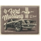 ENSEIGNE METAL 30x40 FORD MUSTANG THE BOSS