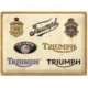 ENSEIGNE METAL 30x40 TRIUMPH LOGO EVOLUTION