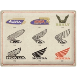 ENSEIGNE METAL 30x40 HONDA MC LOGO EVOLUTION