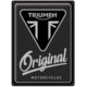 ENSEIGNE METAL 30x40 TRIUMPH ORIGINAL MOTORCYCLES