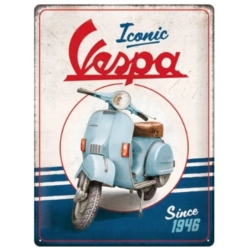 ENSEIGNE METAL 30x40 VESPA ICONIC SINCE 1946