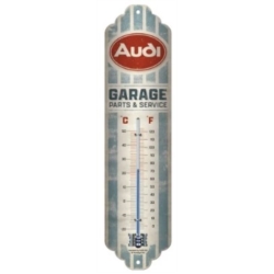 THERMOMETRE AUDI GARAGE 6.5 x 28 cm