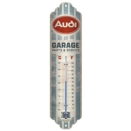 THERMOMETRE AUDI GARAGE 6.5 x 28 cm