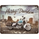 ENSEIGNE METAL 15x20 HARLEY DAVIDSON ROUTE 66 ROAD KING CLASSIC