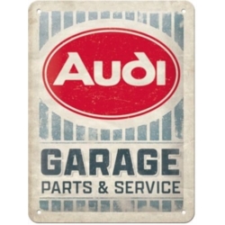 ENSEIGNE METAL 15x20 AUDI GARAGE