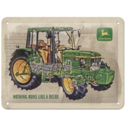 ENSEIGNE METAL 15x20 JOHN DEERE MODEL 6410 CUTAWAY