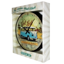 HORLOGE MURALE VW LETS GET LOST 31cm- Pile AA non incluse