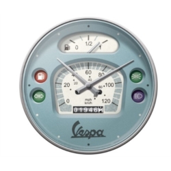 HORLOGE MURALE VESPA TACHO 31cm - Pile AA non incluse