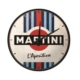 HORLOGE MURALE MARTINI L'APERITIVO RACING STRIPES 31cm-Pile AA non in