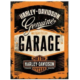 AIMANT METAL HARLEY DAVIDSON GARAGE 6x8cm