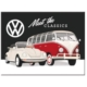 AIMANT METAL VW MEET THE CLASSICS 6x8cm