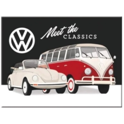 AIMANT METAL VW MEET THE CLASSICS 6x8cm