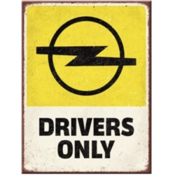 AIMANT METAL OPEL DRIVERS ONLY 6x8cm