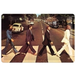 ENSEIGNE METAL 20x30 BEATLES ROAD