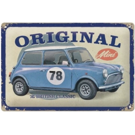 ENSEIGNE METAL 20x30 MINI THE BRITISH CLASSIC