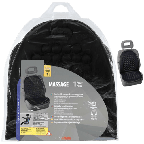 COUVRE SIEGE MASSAGE NOIR