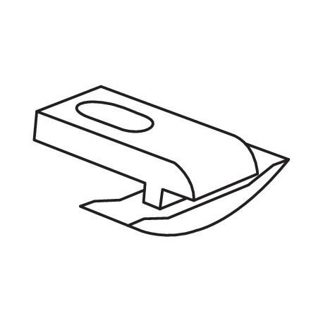 SUPPORTS POUR RAIL DE FIXATION AU PLAFOND 25 PIECES