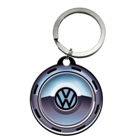 PORTE CLE ROND VW WHEEL - 4cm